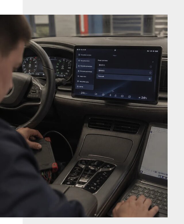 Русификация автомобиля BYD HAN для эксплуатации в Усолье-Сибирском